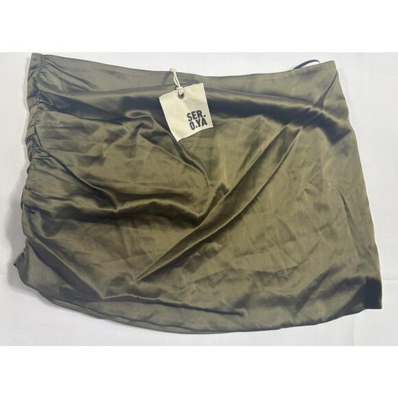 SER.O.YA NWT Sapo Mini Skirt Fort Greene‎ Size XL MSRP $215 - Picture 3 of 7